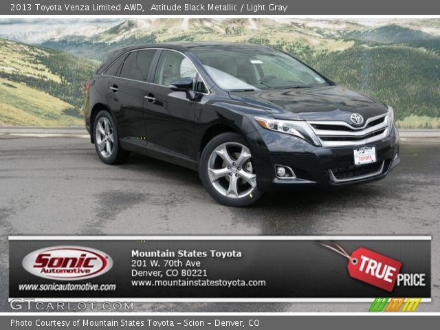 2013 Toyota Venza Limited AWD in Attitude Black Metallic