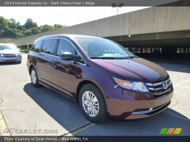 2014 Honda Odyssey LX in Dark Cherry Pearl