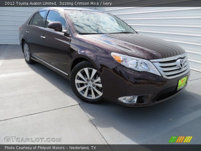 2012 Toyota Avalon Limited in Sizzling Crimson Mica