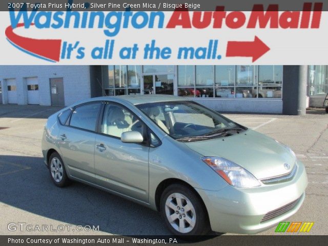 2007 Toyota Prius Hybrid in Silver Pine Green Mica