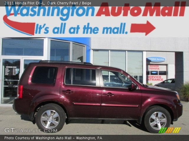 2011 Honda Pilot EX-L in Dark Cherry Pearl