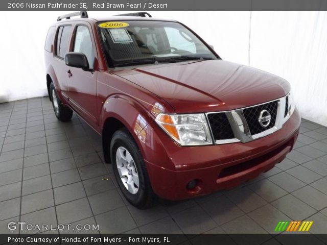 2006 Nissan Pathfinder SE in Red Brawn Pearl