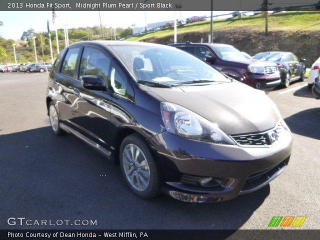2013 Honda Fit Sport in Midnight Plum Pearl