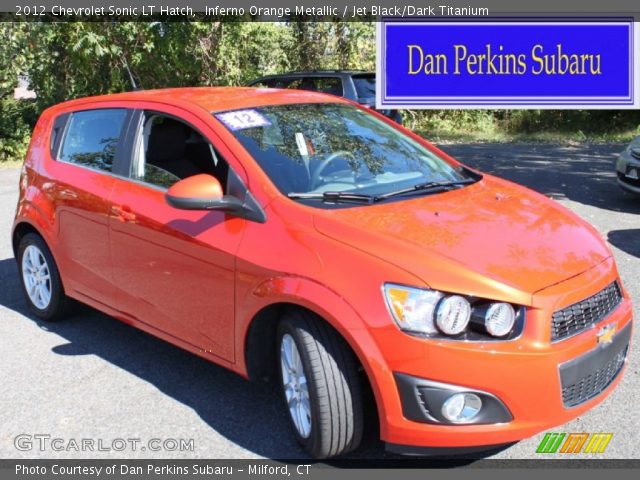 2012 Chevrolet Sonic LT Hatch in Inferno Orange Metallic