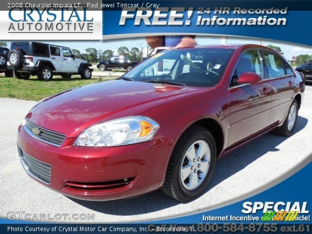 2008 Chevrolet Impala LT in Red Jewel Tintcoat
