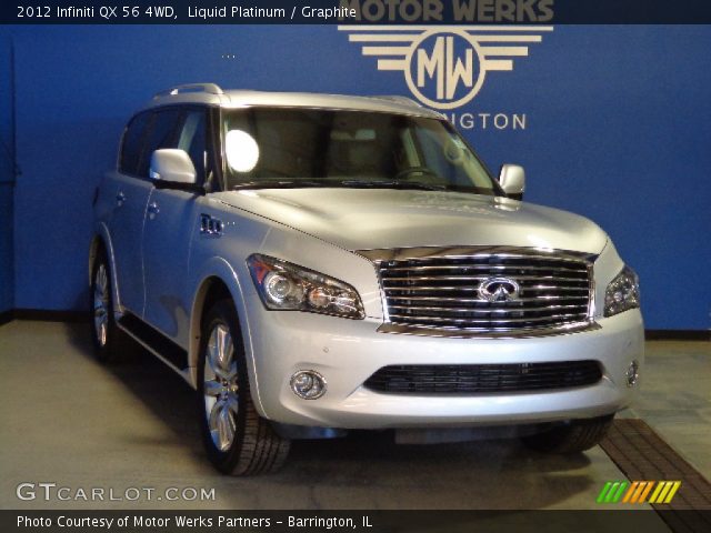 2012 Infiniti QX 56 4WD in Liquid Platinum