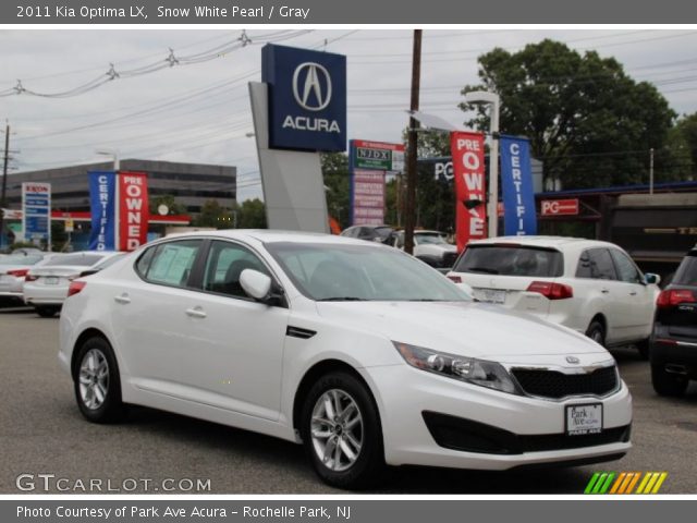 2011 Kia Optima LX in Snow White Pearl