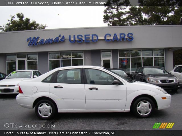 2004 Ford Focus LX Sedan in Cloud 9 White