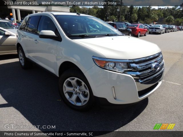 2013 Ford Edge SEL in White Platinum Tri-Coat