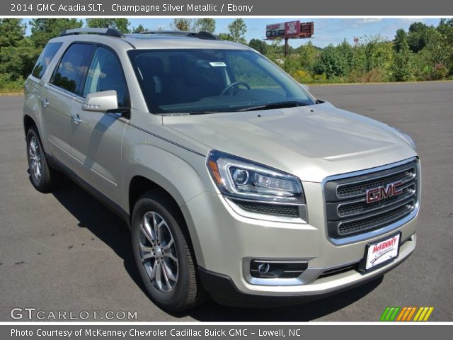 2014 GMC Acadia SLT in Champagne Silver Metallic