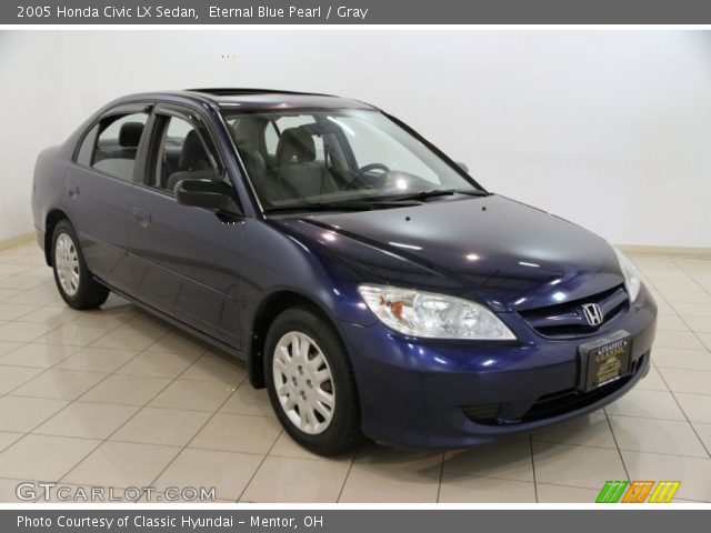 2005 Honda Civic LX Sedan in Eternal Blue Pearl