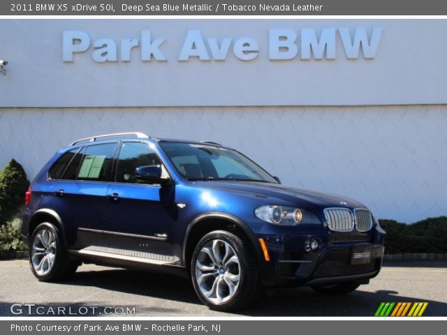 2011 BMW X5 xDrive 50i in Deep Sea Blue Metallic