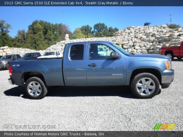 2013 GMC Sierra 1500 SLE Extended Cab 4x4 in Stealth Gray Metallic