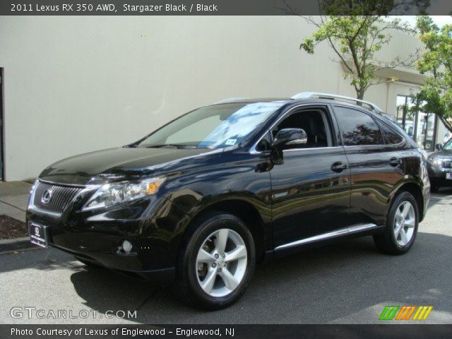2011 Lexus RX 350 AWD in Stargazer Black