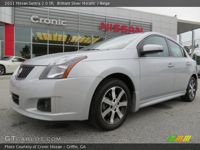 2011 Nissan Sentra 2.0 SR in Brilliant Silver Metallic
