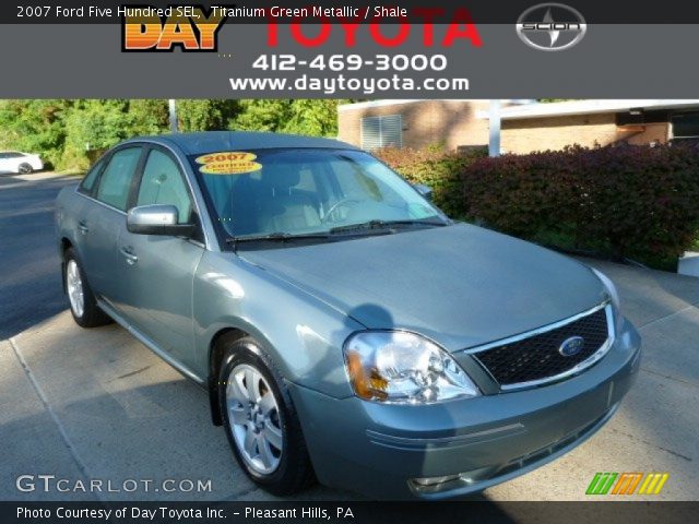 2007 Ford Five Hundred SEL in Titanium Green Metallic