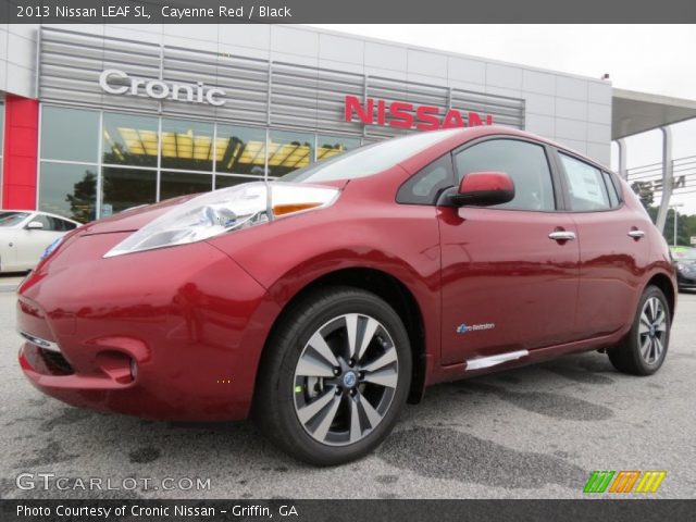 Cayenne red nissan leaf #8