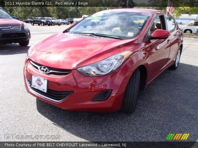 2011 Hyundai Elantra GLS in Red Allure