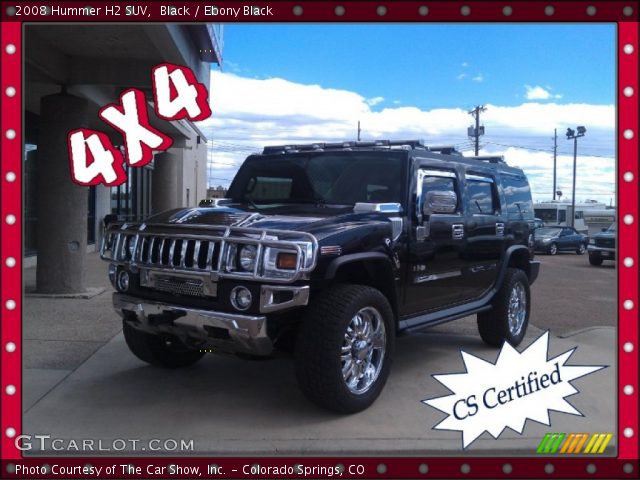 2008 Hummer H2 SUV in Black