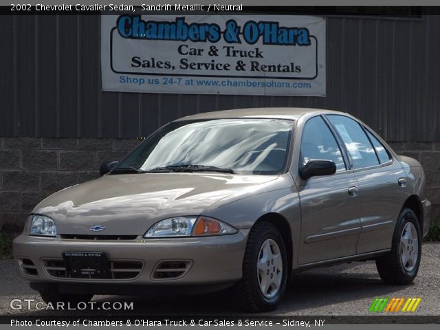 2002 Chevrolet Cavalier Sedan in Sandrift Metallic