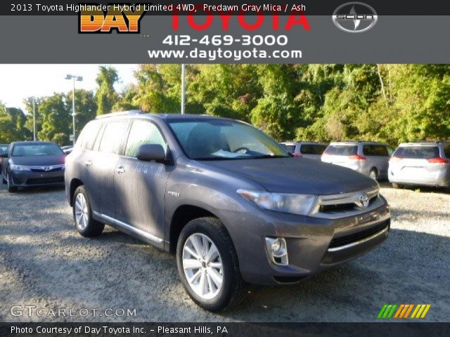 2013 Toyota Highlander Hybrid Limited 4WD in Predawn Gray Mica