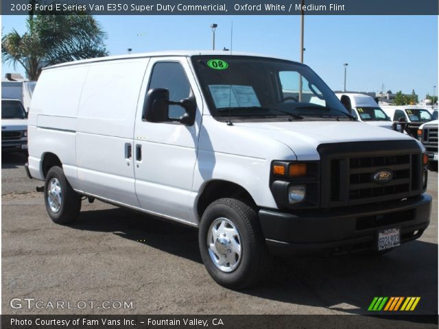2008 Ford E Series Van E350 Super Duty Commericial in Oxford White