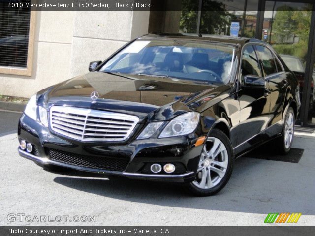 2010 Mercedes-Benz E 350 Sedan in Black