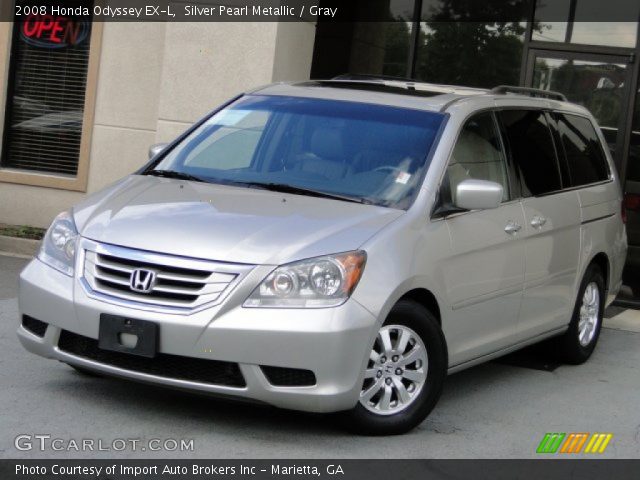 2008 Honda Odyssey EX-L in Silver Pearl Metallic