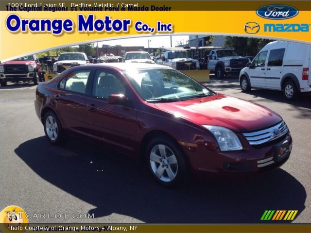 2007 Ford Fusion SE in Redfire Metallic