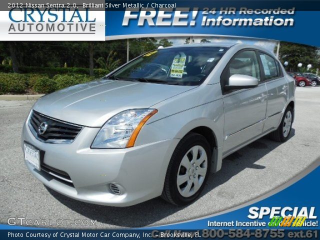 2012 Nissan Sentra 2.0 in Brilliant Silver Metallic