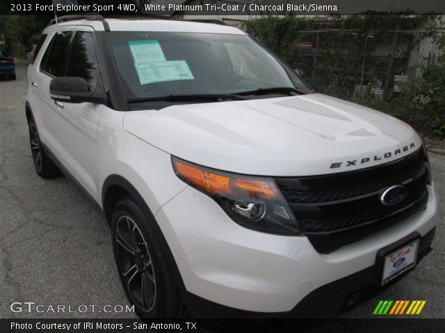 2013 Ford Explorer Sport 4WD in White Platinum Tri-Coat