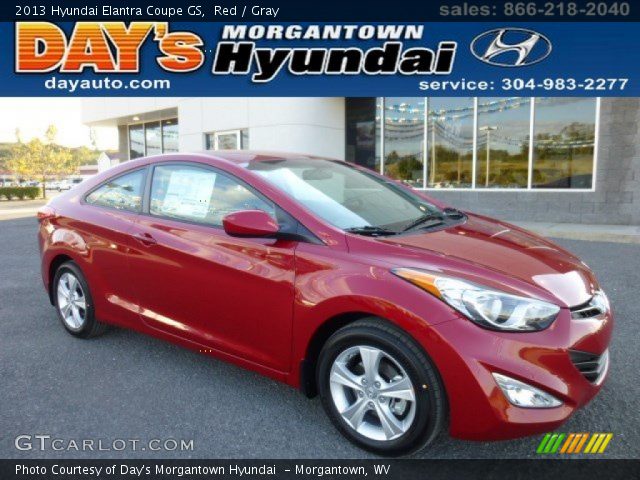 2013 Hyundai Elantra Coupe GS in Red