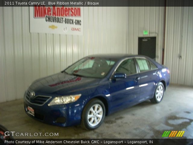 2011 Toyota Camry LE in Blue Ribbon Metallic