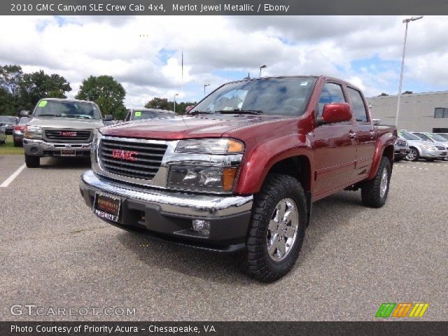 2010 GMC Canyon SLE Crew Cab 4x4 in Merlot Jewel Metallic