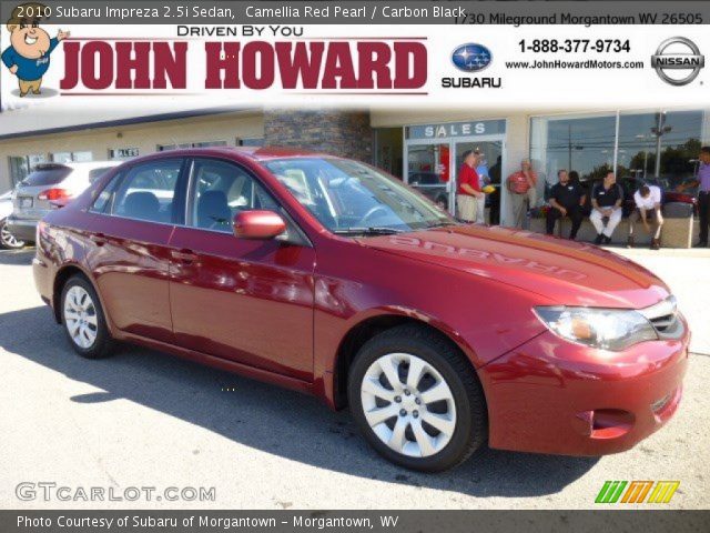 2010 Subaru Impreza 2.5i Sedan in Camellia Red Pearl
