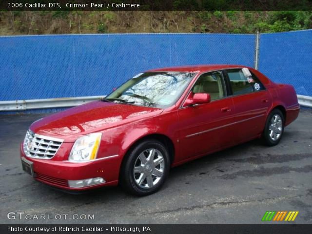 2006 Cadillac DTS  in Crimson Pearl
