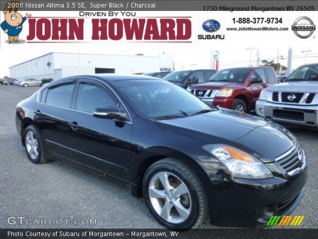 2008 Nissan Altima 3.5 SE in Super Black