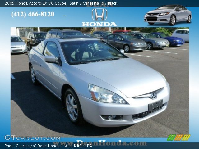 2005 Honda Accord EX V6 Coupe in Satin Silver Metallic