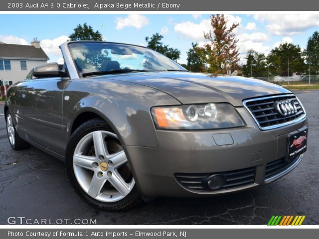 2003 Audi A4 3.0 Cabriolet in Alpaka Beige Metallic