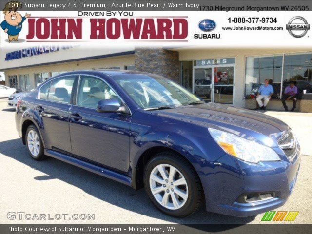 2011 Subaru Legacy 2.5i Premium in Azurite Blue Pearl