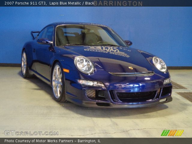 2007 Porsche 911 GT3 in Lapis Blue Metallic