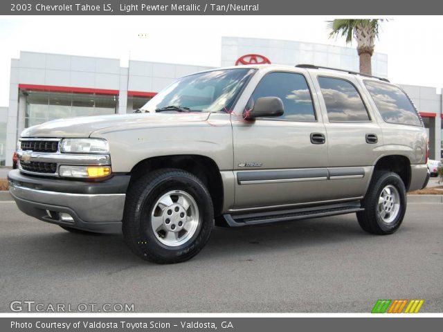 2003 Chevrolet Tahoe LS in Light Pewter Metallic