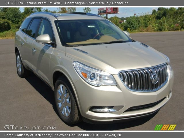 2014 Buick Enclave Premium AWD in Champagne Silver Metallic