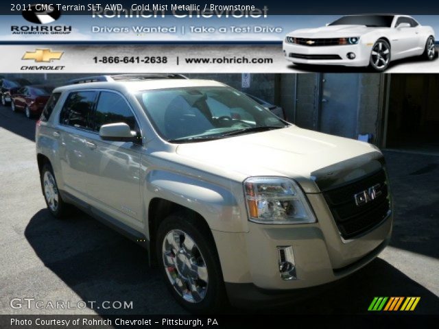 2011 GMC Terrain SLT AWD in Gold Mist Metallic