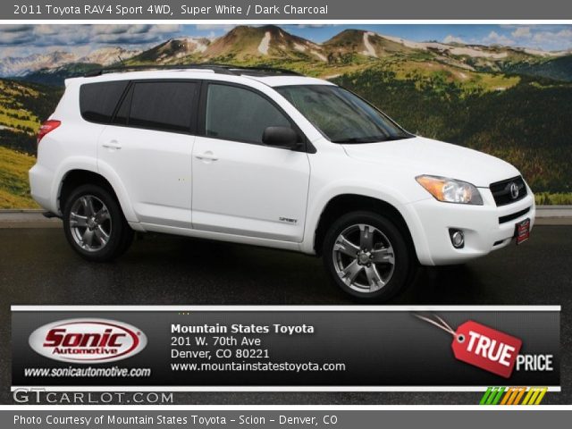 2011 Toyota RAV4 Sport 4WD in Super White