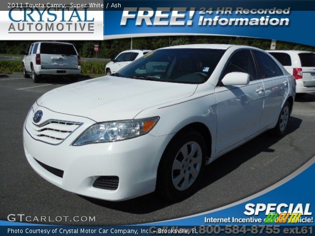 2011 Toyota Camry  in Super White