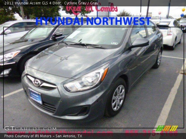 2013 Hyundai Accent GLS 4 Door in Cyclone Gray