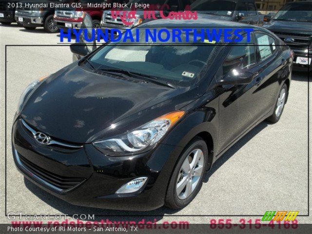 2013 Hyundai Elantra GLS in Midnight Black