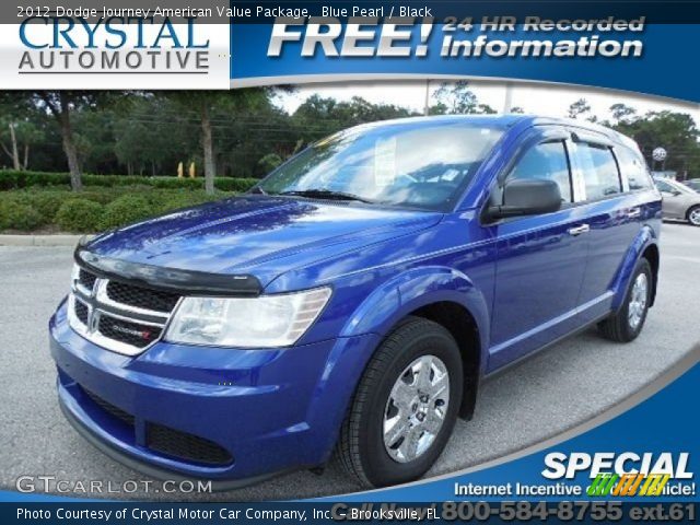 2012 Dodge Journey American Value Package in Blue Pearl