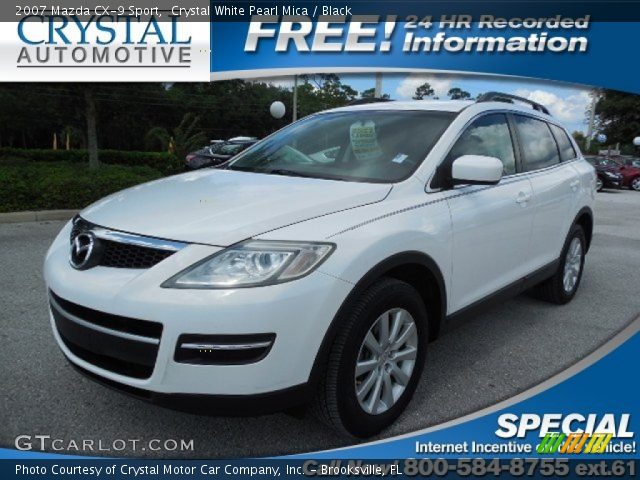 2007 Mazda CX-9 Sport in Crystal White Pearl Mica